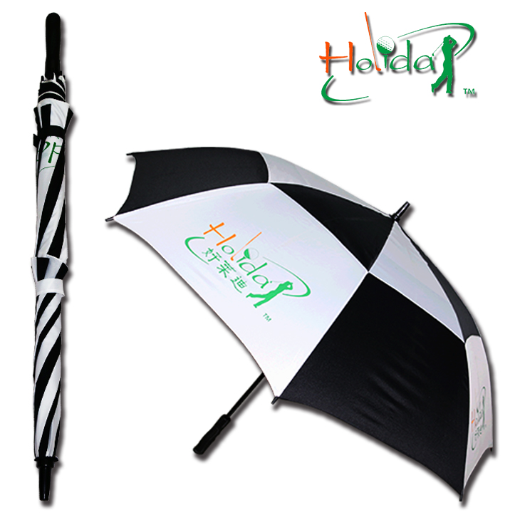 【促销】好莱迪高尔夫雨伞-黑白色
